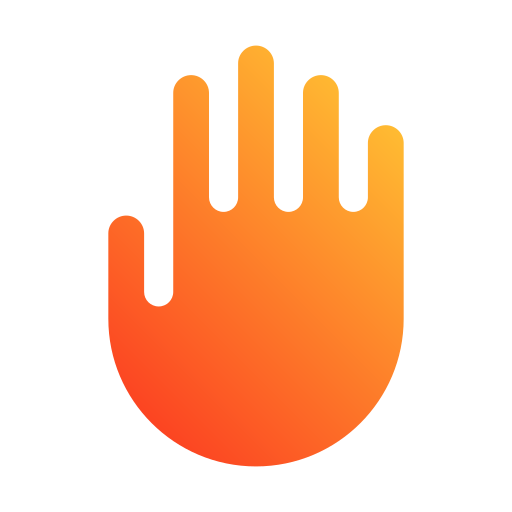 hand Generic gradient fill icon