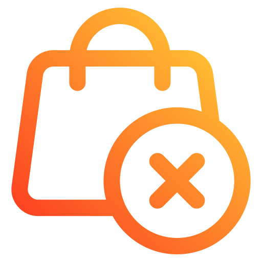 Shopping bag Generic gradient outline icon