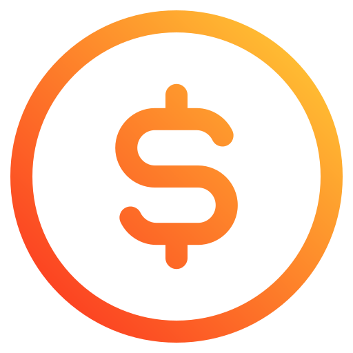 Coin Generic gradient outline icon