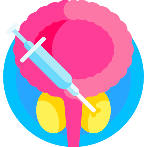 Prostate biopsy Detailed Flat Circular Flat icon