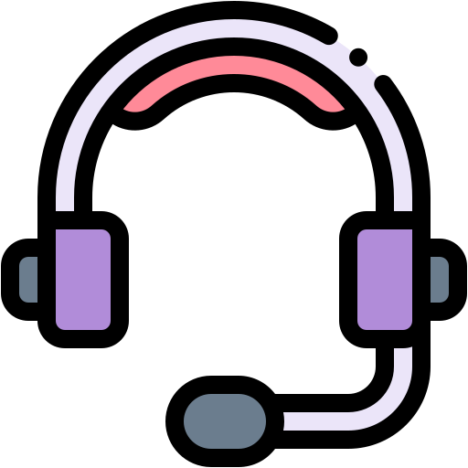 auriculares de música Generic color lineal-color icono