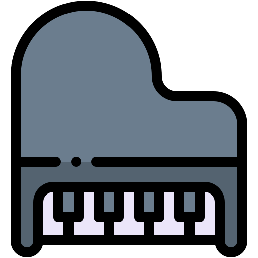 Piano Generic color lineal-color icon