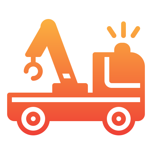 Tow truck Generic gradient fill icon