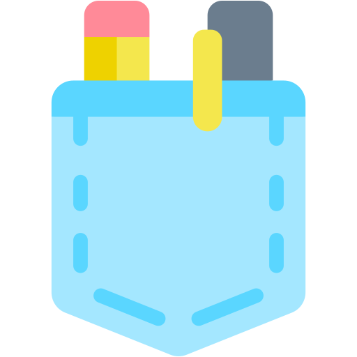 포켓 Generic color fill icon
