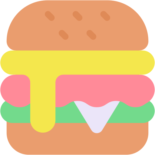 Гамбургер Generic color fill иконка