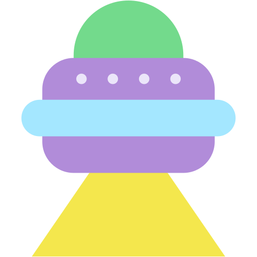 ufo Generic color fill ikona