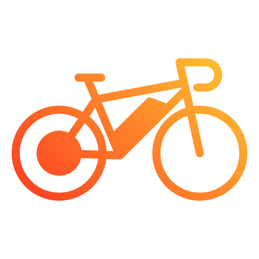 Электрический велосипед Generic gradient fill иконка