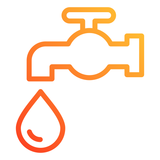 bespaar water Generic gradient outline icoon