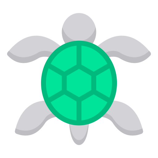tortuga Generic color fill icono