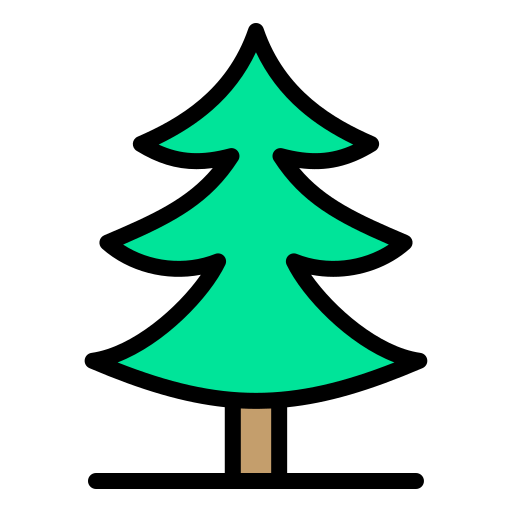 albero Generic color lineal-color icona