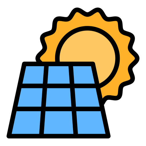 Solar panel Generic color lineal-color icon