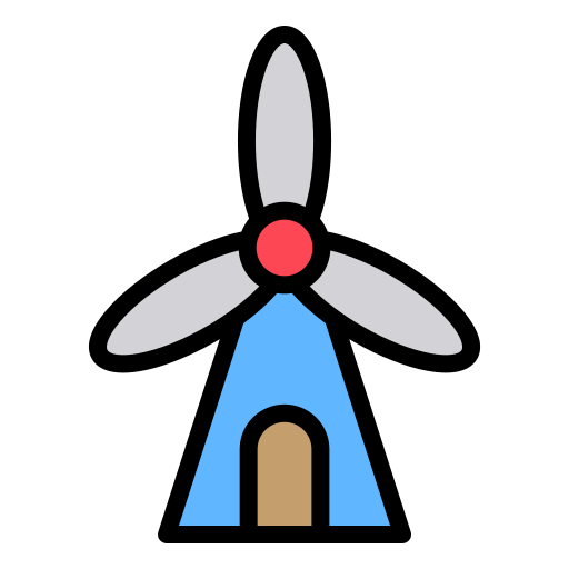 風車 Generic color lineal-color icon
