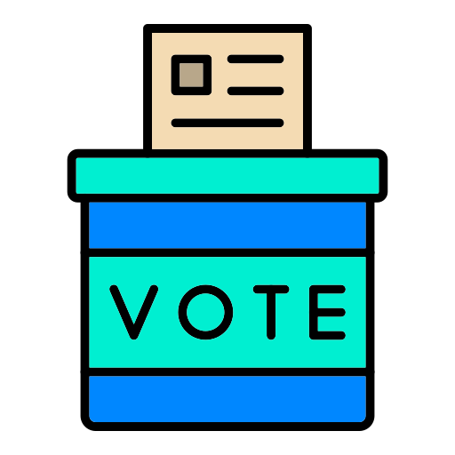 casella di voto Generic color lineal-color icona