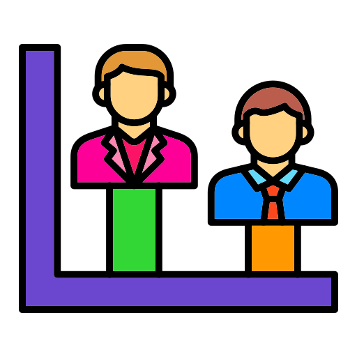 Bar chart Generic color lineal-color icon