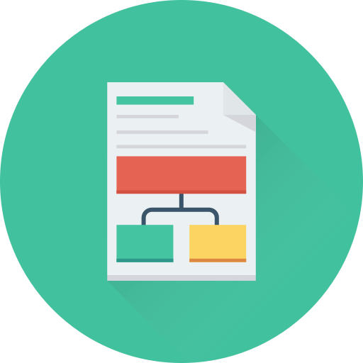 Sitemap Generic color fill icon