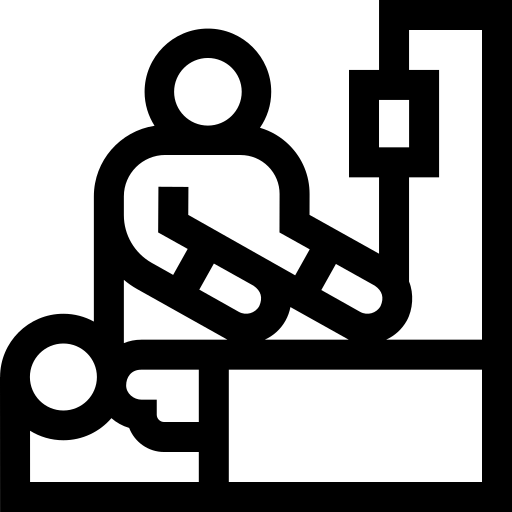 infirmière Basic Straight Lineal Icône