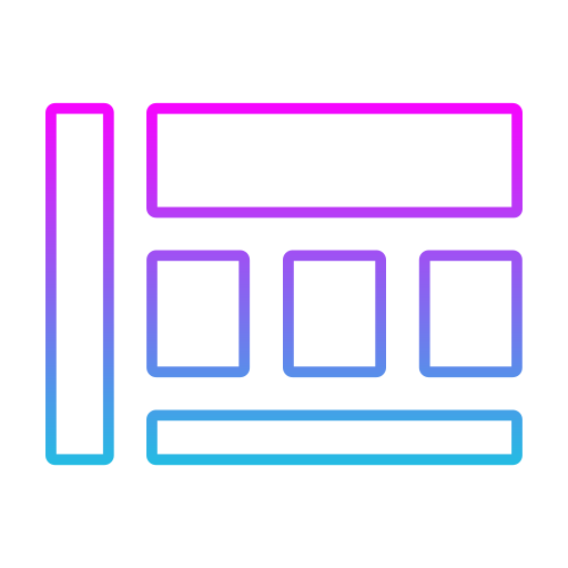 painel de controle Generic gradient outline Ícone