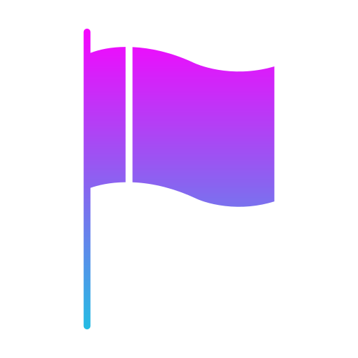 깃발 Generic gradient fill icon
