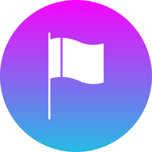 Flag Generic gradient fill icon
