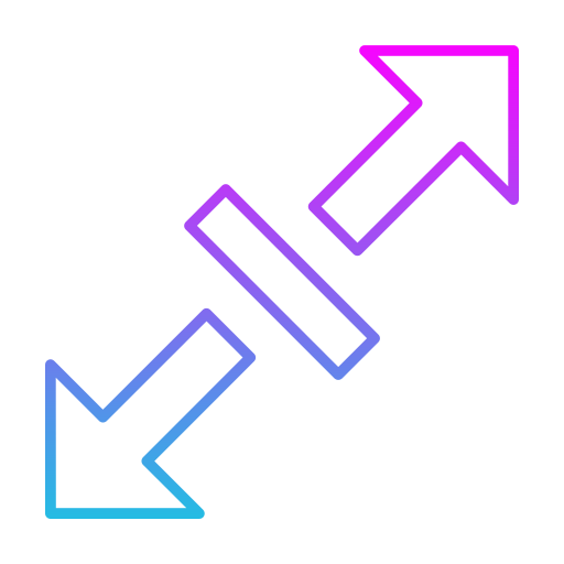 redimensionar Generic gradient outline Ícone