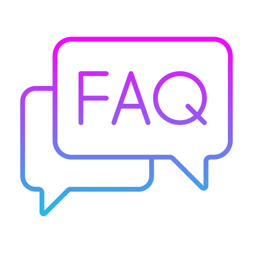 faq Generic gradient outline icon