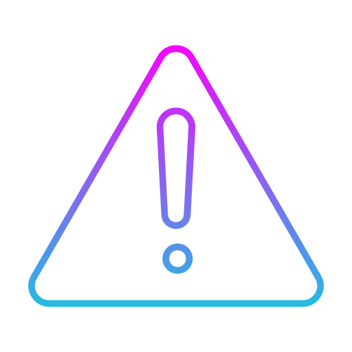 warnung Generic gradient outline icon