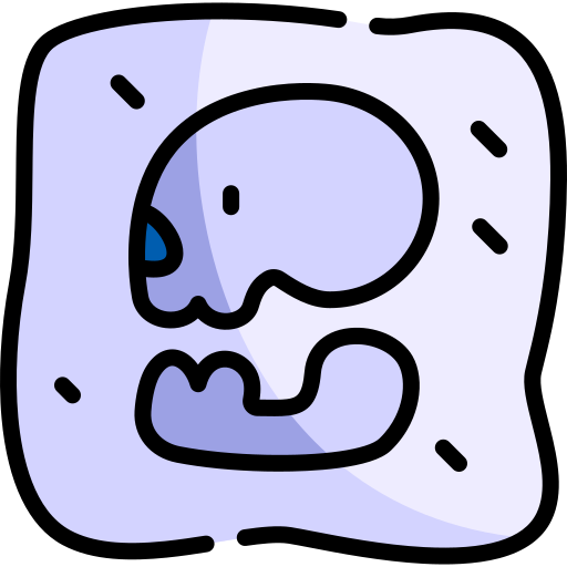 Tzompantli Kawaii Lineal color icon