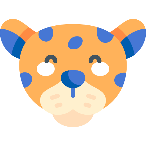 jaguar Kawaii Flat icono