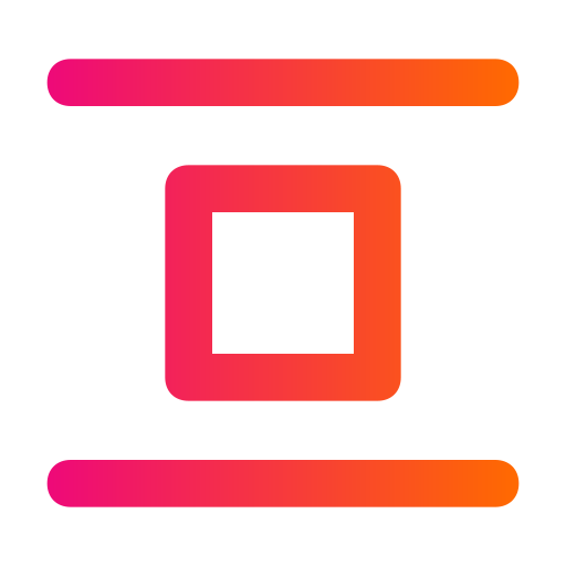 Vertically Generic gradient outline icon
