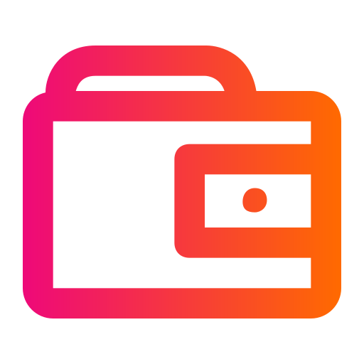 Wallet Generic gradient outline icon