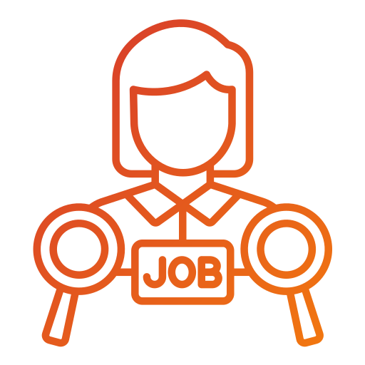 Job seeker Generic gradient outline icon