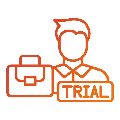 Trial Generic gradient outline icon