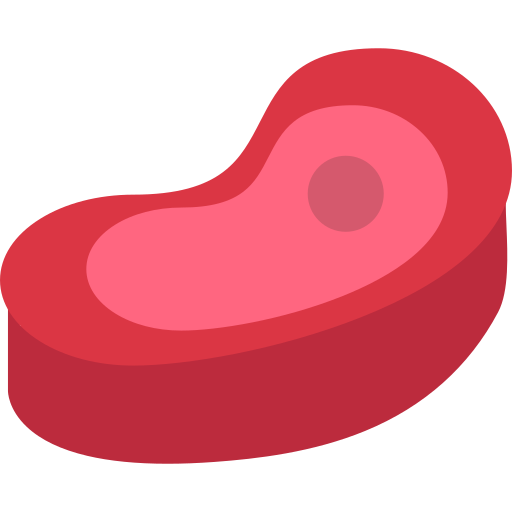 Raw meat Generic color fill icon