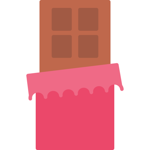 Chocolate bar Generic color fill icon