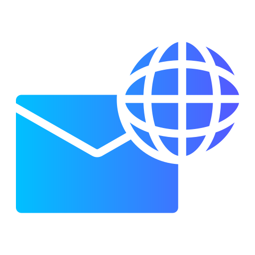 Global communication Generic gradient fill icon