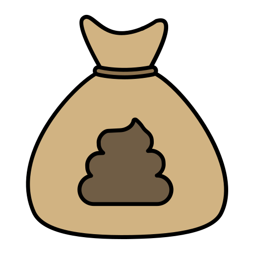 Poop bag Generic color lineal-color icon