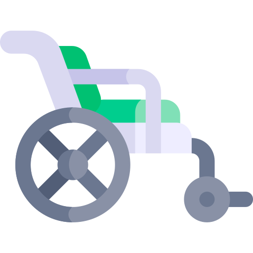 Wheelchair Kawaii Flat icon