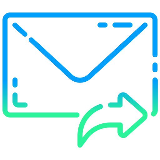 Send Mail Generic gradient outline icon