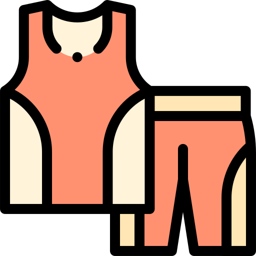 abbigliamento sportivo Detailed Rounded Lineal color icona