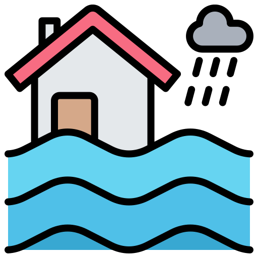 Überschwemmungen Generic color lineal-color icon