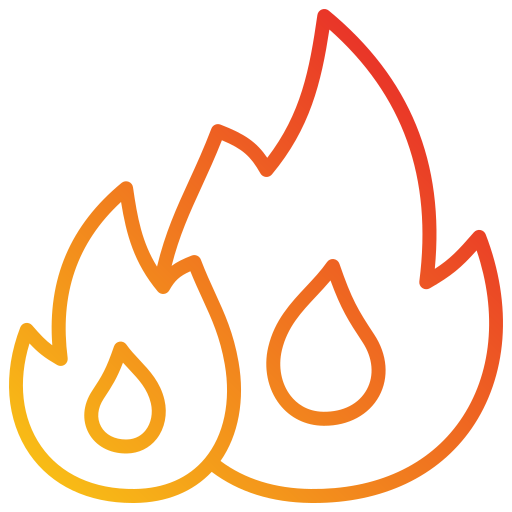 fuego Generic gradient outline icono