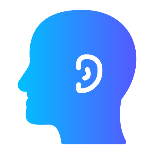 Head Generic gradient fill icon