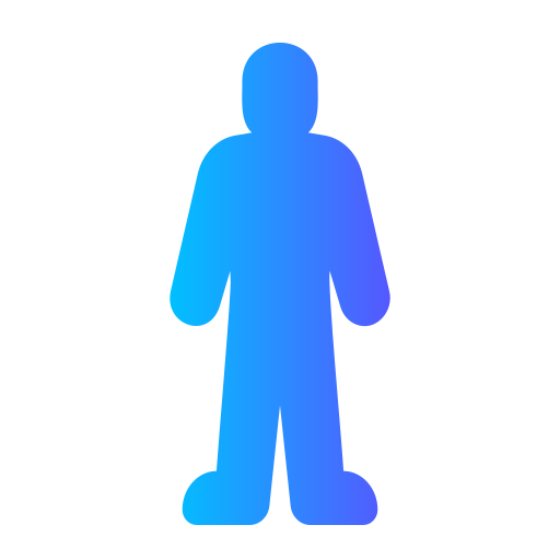 human body Generic gradient fill icon
