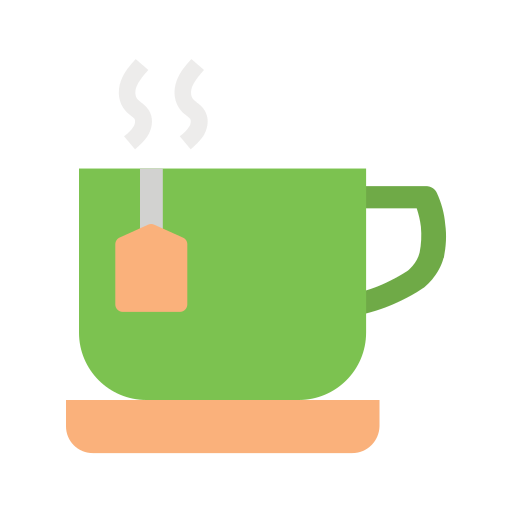 Green tea Generic color fill icon