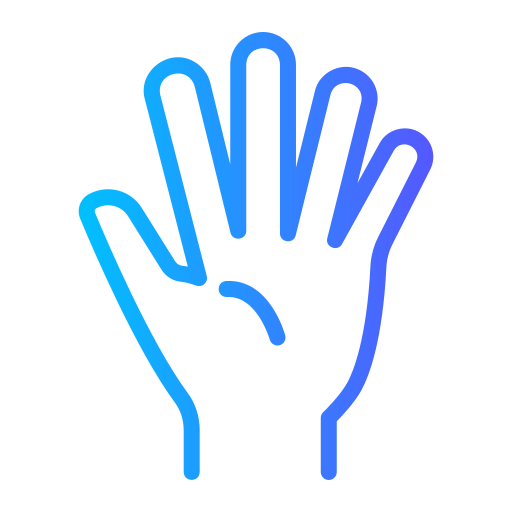 hand Generic gradient outline icon