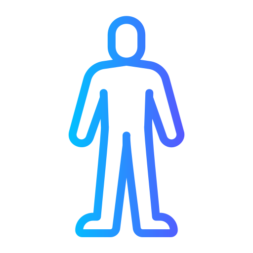 human body Generic gradient outline icon