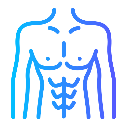 corps masculin Generic gradient outline Icône