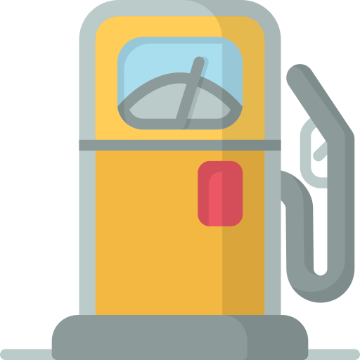 Fuel station Generic color fill icon