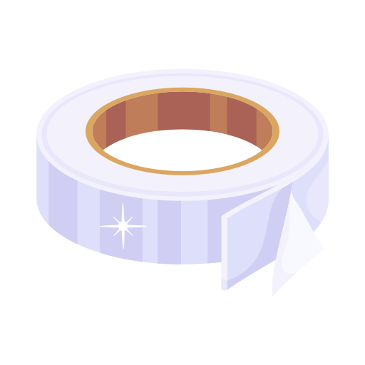 Tape Generic color fill icon