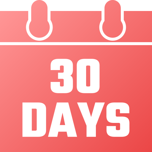 30 jours Generic gradient fill Icône